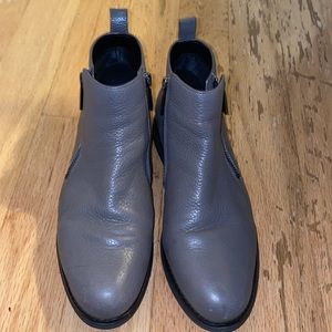 Cole Haan Grand OS Storm Colored Booties, Water Resistant Leather